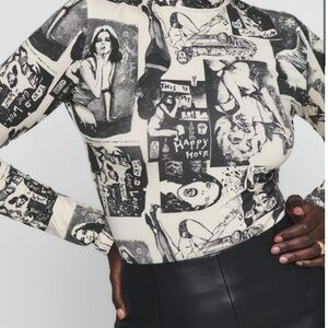 Reformation Bailey knit top